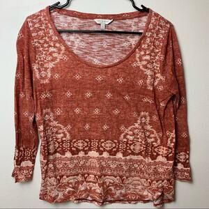 Lucky Brand Burnt Orange Shirt